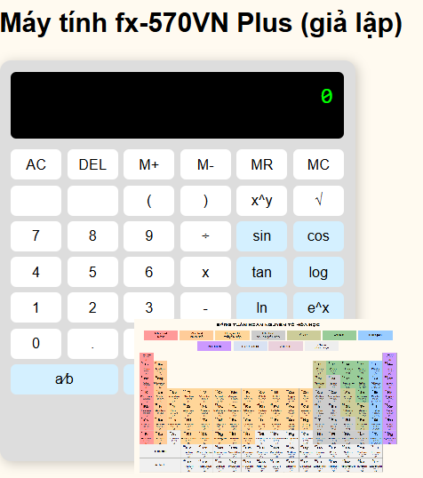 Máy tính Fx570VN Plus