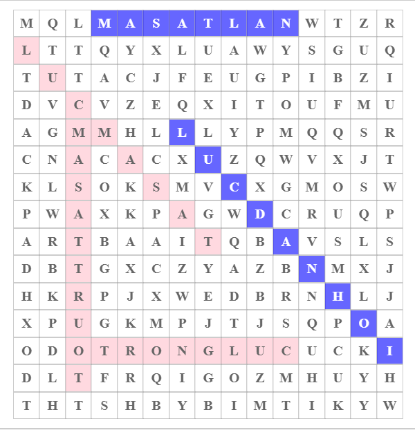 Ô chữ trốn tìm